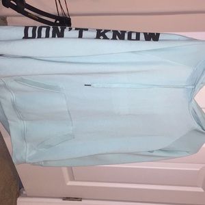“Don’t Know, Don’t Care” long sleeve hoodie